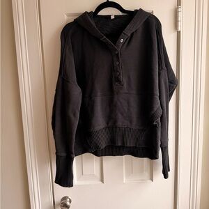 Free People Hooded Sweatshirt